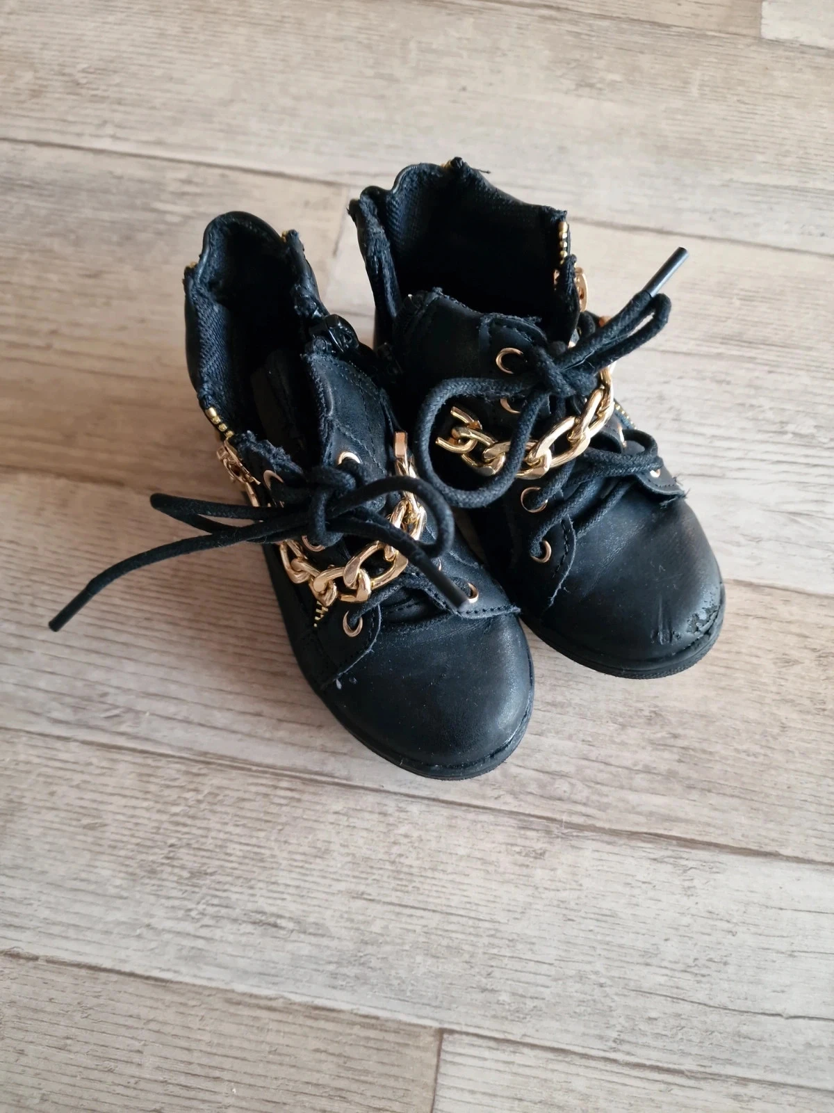 Petite bottines ceintures dorée – photo 3